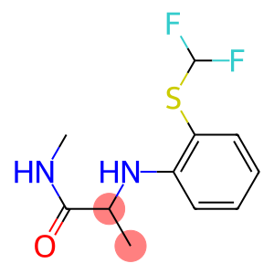 2-({2-[(difluoromethyl)sulfanyl]phenyl}amino)-N-methylpropanamide