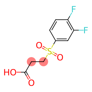 3-[(3,4-difluorophenyl)sulfonyl]propanoic acid