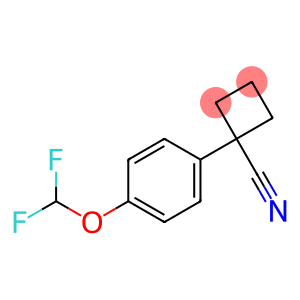 1-[4-(difluoromethoxy)phenyl]cyclobutane-1-carbonitrile