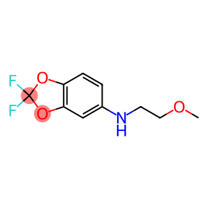 2,2-difluoro-N-(2-methoxyethyl)-2H-1,3-benzodioxol-5-amine