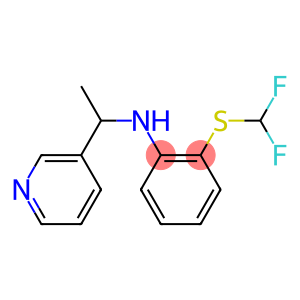 2-[(difluoromethyl)sulfanyl]-N-[1-(pyridin-3-yl)ethyl]aniline