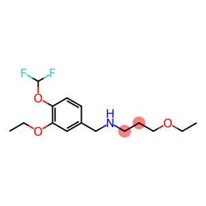 {[4-(difluoromethoxy)-3-ethoxyphenyl]methyl}(3-ethoxypropyl)amine