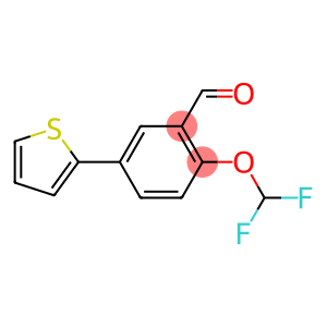 2-(difluoromethoxy)-5-thien-2-ylbenzaldehyde