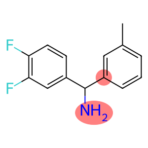 (3,4-difluorophenyl)(3-methylphenyl)methanamine