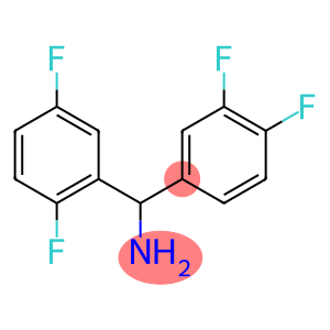 (2,5-difluorophenyl)(3,4-difluorophenyl)methanamine