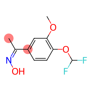 1-[4-(difluoromethoxy)-3-methoxyphenyl]ethanone oxime