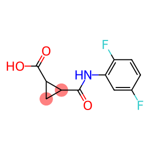 2-[(2,5-difluoroanilino)carbonyl]cyclopropanecarboxylic acid