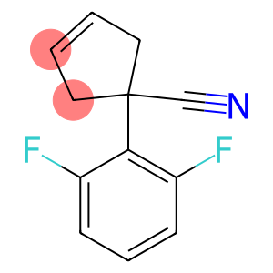 1-(2,6-difluorophenyl)cyclopent-3-enecarbonitrile