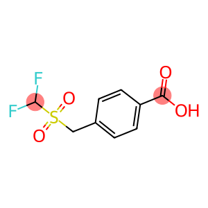 4-{[(DIFLUOROMETHYL)SULFONYL]METHYL}BENZOIC ACID