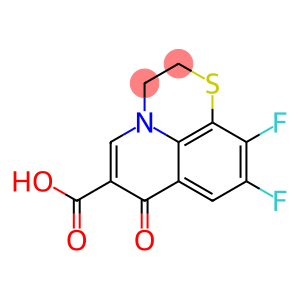 9,10-DIFLUORO-7-OXO-2,3-DIHYDRO-7H-PIRIDO[1,2,3-DE][1,4]BENZOTHIAZINE-6-CARBOXYLIC ACID