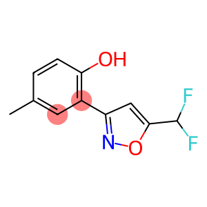 2-[5-(DIFLUOROMETHYL)ISOXAZOL-3-YL]-4-METHYLPHENOL