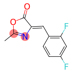 4-[1-(2,4-DIFLUORO-PHENYL)-METH-(Z)-YLIDENE]-2-METHYL-4H-OXAZOL-5-ONE