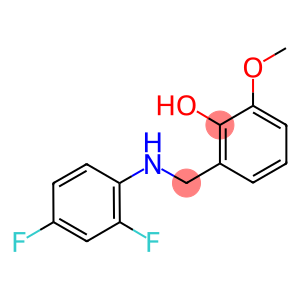 2-[(2,4-DIFLUOROANILINO)METHYL]-6-METHOXYBENZENOL