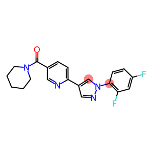 2-[1-(2,4-DIFLUOROPHENYL)-1H-PYRAZOL-4-YL]-5-(PIPERIDIN-1-YLCARBONYL)PYRIDINE