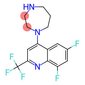 1-[6,8-difluoro-2-(trifluoromethyl)quinol-4-yl]homopiperazine