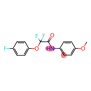 2,2-DIFLUORO-2-(4-FLUOROPHENOXY)-N-(4-METHOXYPHENYL)ACETAMIDE