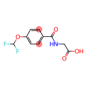 [[4-(DIFLUOROMETHOXY)BENZOYL]AMINO]ACETIC ACID