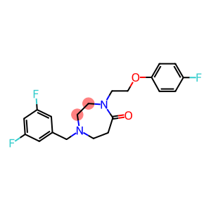 1-(3,5-DIFLUOROBENZYL)-4-[2-(4-FLUOROPHENOXY)ETHYL]-1,4-DIAZEPAN-5-ONE