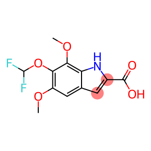 6-(DIFLUOROMETHOXY)-5,7-DIMETHOXY-1H-INDOLE-2-CARBOXYLIC ACID