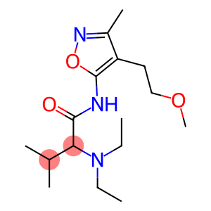 2-(Diethylamino)-N-[4-(2-methoxyethyl)-3-methyl-5-isoxazolyl]-3-methylbutyramide