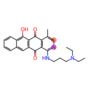 1-[[3-(Diethylamino)propyl]amino]-4-methyl-6-hydroxynaphth[2,3-g]isoquinoline-5,12-dione