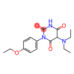 5-(Diethylamino)-1-(p-ethoxyphenyl)barbituric acid