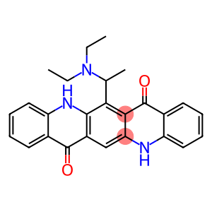 6-[1-(Diethylamino)ethyl]-5,12-dihydroquino[2,3-b]acridine-7,14-dione