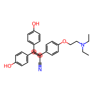 2-[4-(2-Diethylaminoethoxy)phenyl]-3,3-bis(4-hydroxyphenyl)acrylonitrile