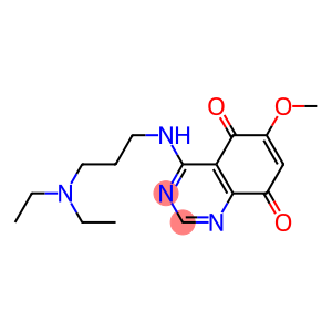 4-(3-Diethylaminopropylamino)-6-methoxyquinazoline-5,8-dione