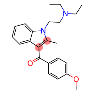 1-[2-Diethylaminoethyl]-3-(4-methoxybenzoyl)-2-methyl-1H-indole