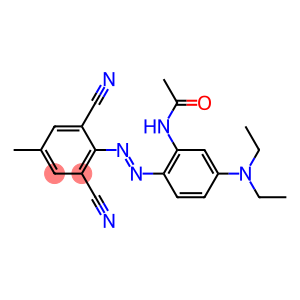 1-[4-(Diethylamino)-2-(acetylamino)phenylazo]-4-methylbenzene-2,6-dicarbonitrile