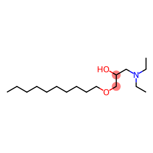 1-Diethylamino-3-decyloxy-2-propanol