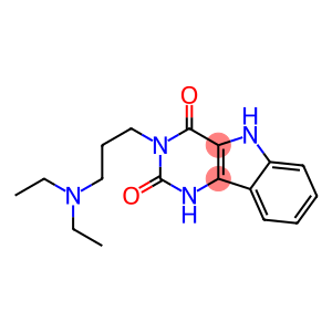 3-(3-Diethylaminopropyl)-1H-pyrimido[5,4-b]indole-2,4(3H,5H)-dione