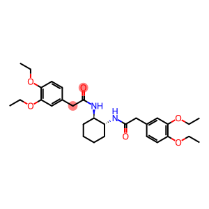 2-(3,4-diethoxyphenyl)-N-((1R,2R)-2-{[2-(3,4-diethoxyphenyl)acetyl]amino}cyclohexyl)acetamide