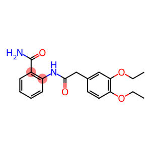 2-{[2-(3,4-diethoxyphenyl)acetyl]amino}benzamide