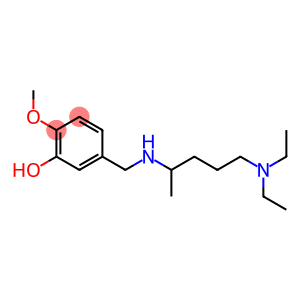 5-({[5-(diethylamino)pentan-2-yl]amino}methyl)-2-methoxyphenol