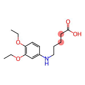 5-[(3,4-diethoxyphenyl)amino]pentanoic acid