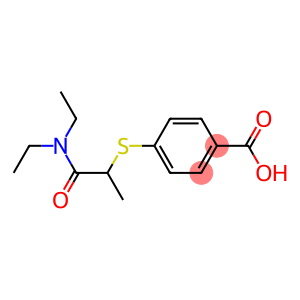 4-{[1-(diethylcarbamoyl)ethyl]sulfanyl}benzoic acid