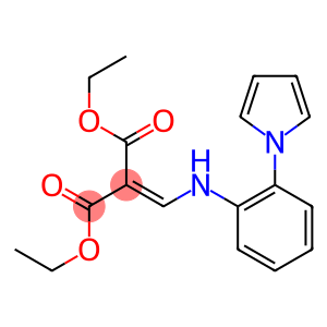 diethyl 2-{[2-(1H-pyrrol-1-yl)anilino]methylidene}malonate