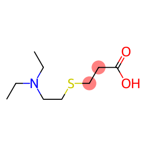 3-{[2-(diethylamino)ethyl]thio}propanoic acid