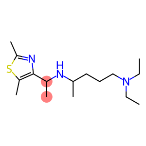 [5-(diethylamino)pentan-2-yl][1-(2,5-dimethyl-1,3-thiazol-4-yl)ethyl]amine