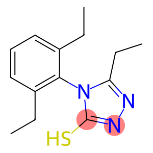 4-(2,6-diethylphenyl)-5-ethyl-4H-1,2,4-triazole-3-thiol