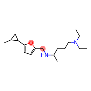 [5-(diethylamino)pentan-2-yl]({[5-(2-methylcyclopropyl)furan-2-yl]methyl})amine