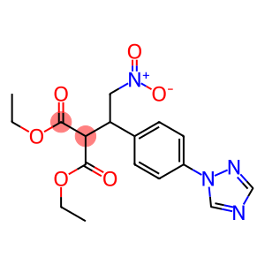 diethyl 2-{2-nitro-1-[4-(1H-1,2,4-triazol-1-yl)phenyl]ethyl}malonate