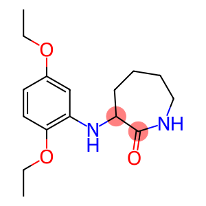 3-[(2,5-diethoxyphenyl)amino]azepan-2-one