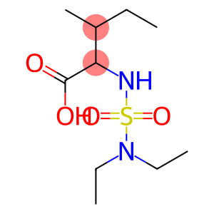 2-[(diethylsulfamoyl)amino]-3-methylpentanoic acid