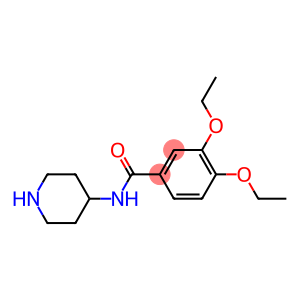 3,4-diethoxy-N-piperidin-4-ylbenzamide