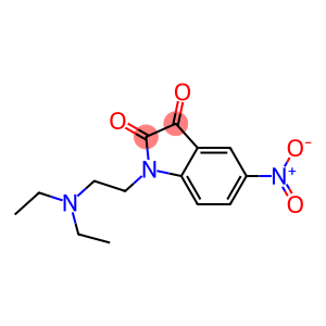 1-[2-(diethylamino)ethyl]-5-nitro-2,3-dihydro-1H-indole-2,3-dione