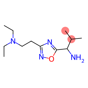 1-{3-[2-(diethylamino)ethyl]-1,2,4-oxadiazol-5-yl}-2-methylpropan-1-amine