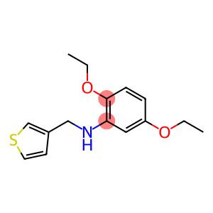 2,5-diethoxy-N-(thiophen-3-ylmethyl)aniline